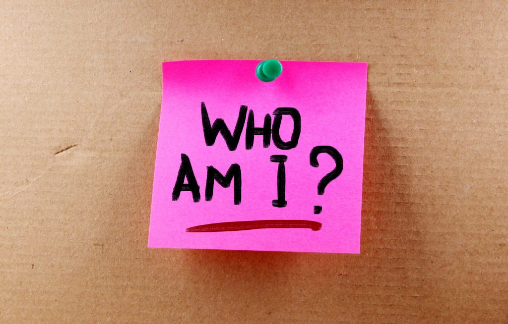 Foto con post-it rosa