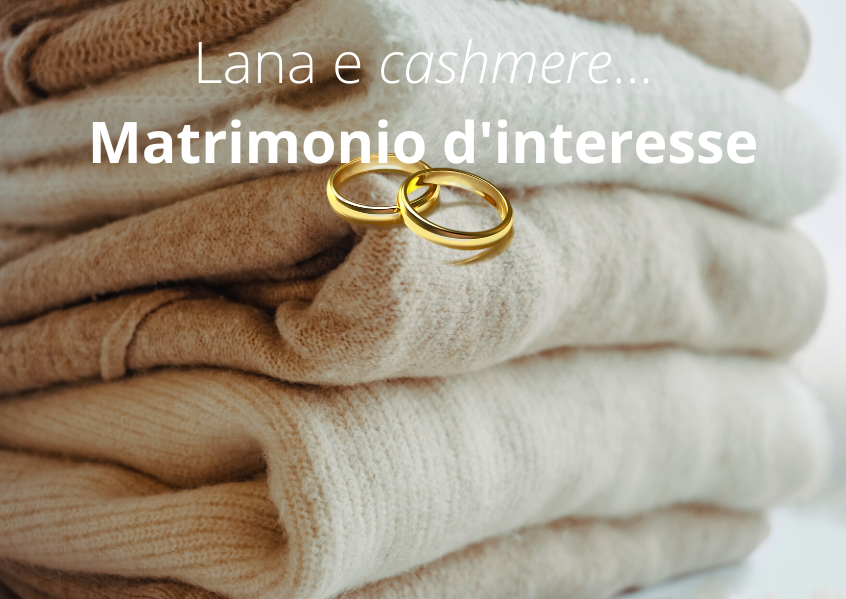 Foto maglioni cashmere con fedi nuziali