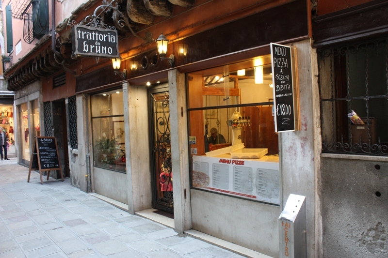 Foto vetrina ristorante Da Bruno Antica Trattoria Veneziana