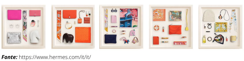 Foto di set decorativi Hermes