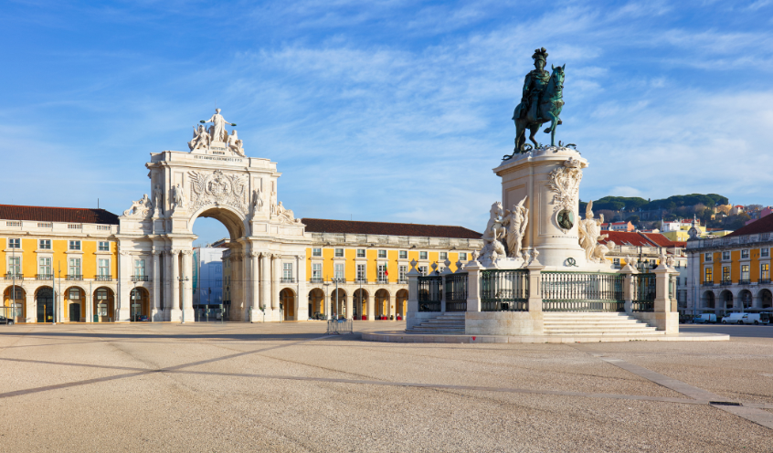 Foto di un monumento portoghese