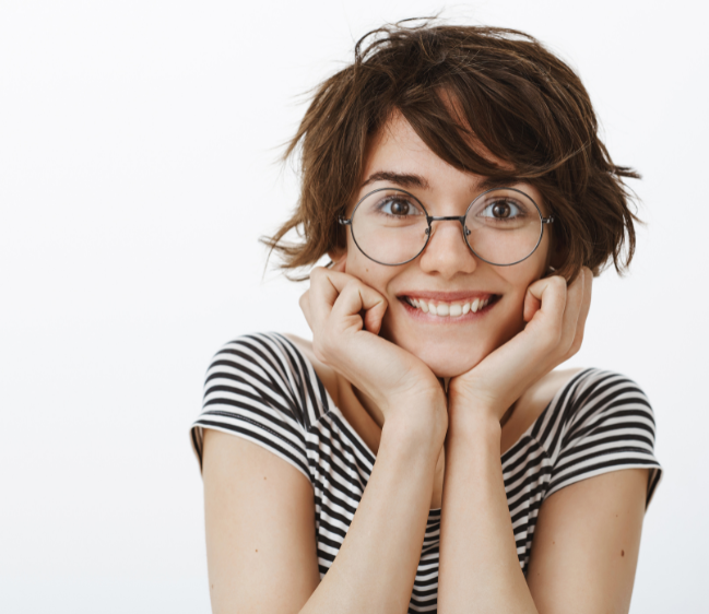 Foto di ragazza che sorride