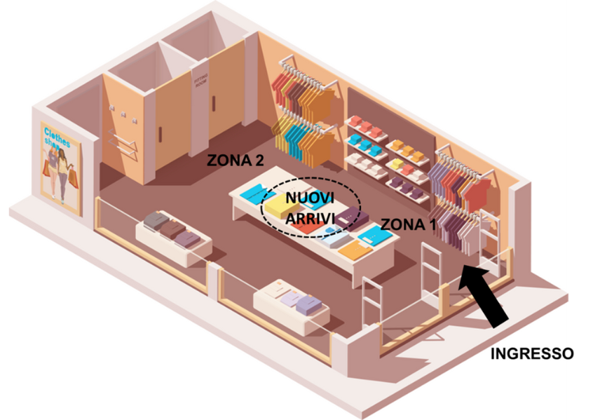 Illustrazione interno di un negozio 1