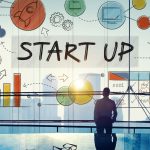 Illustrazione con scritta Start Up