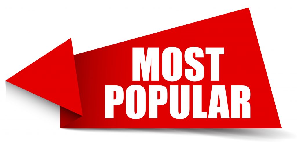 Illustrazione con banner Most Popular
