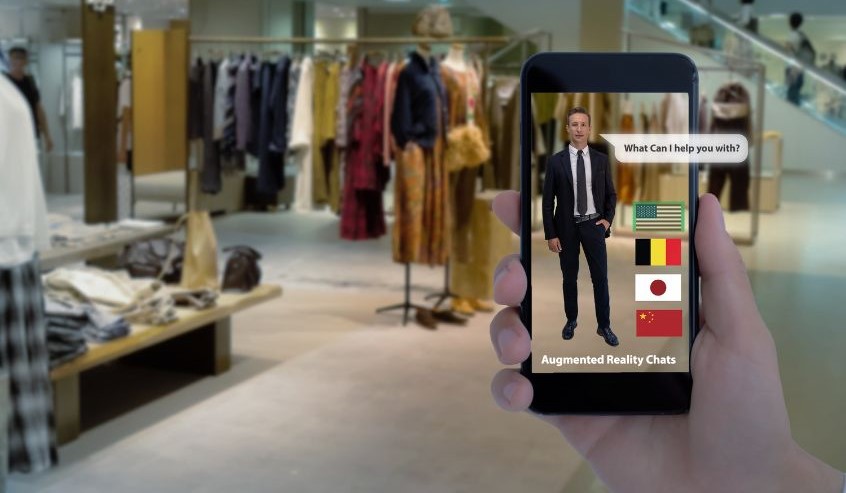 Foto di telefono con assistente virtuale