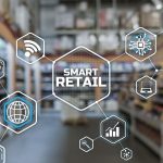 Illustrazione con scritta smart retail