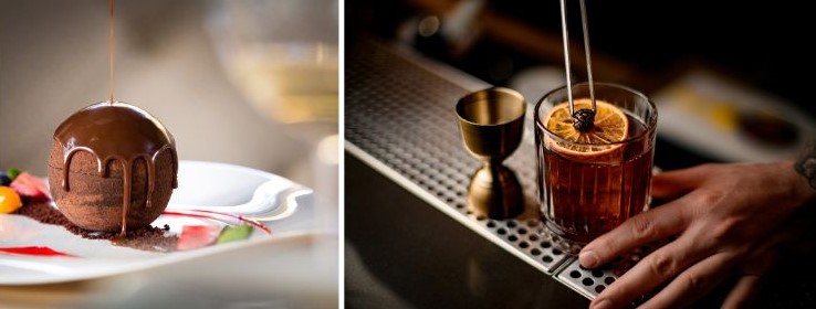 Foto di dolce e drink