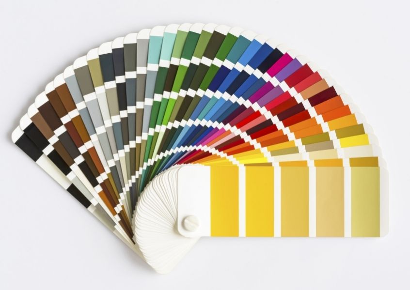 Foto con pantone colori