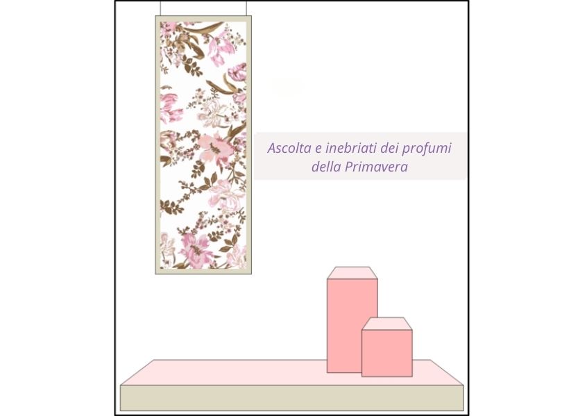 Illustrazione esempio 9 vetrina primavera