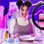 Foto di ragazza influencer