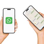 Foto di smartphone che usano Whatsapp